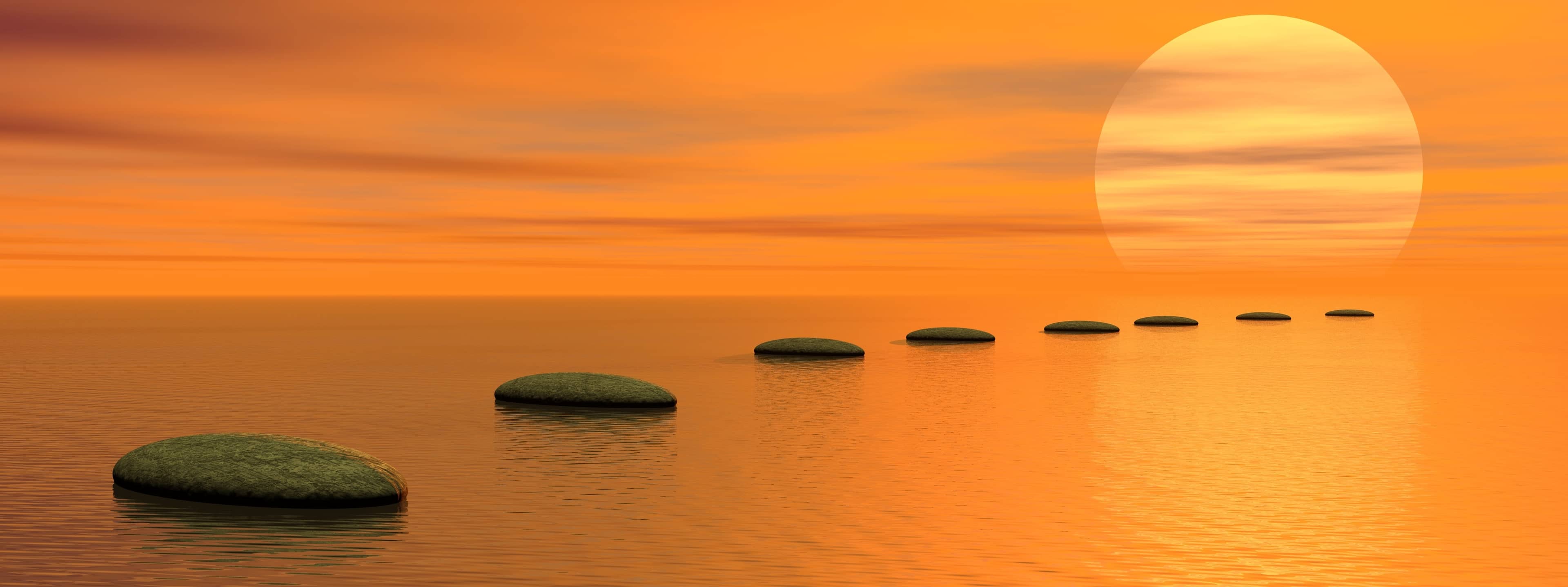 Self sunset image
