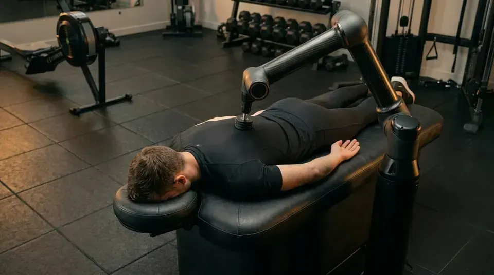 Self installed on a premium fitness-club floor